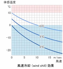 体感温度グラフ
